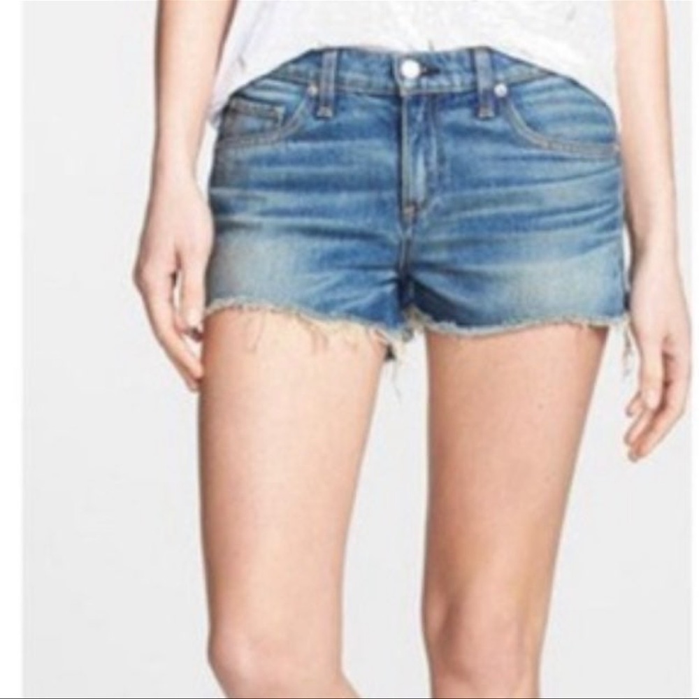 Rag & bone shorts with fringed raw hem 24